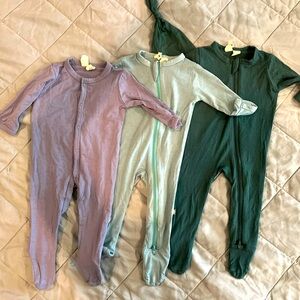 KYTE baby pajama bundle!! 0-3 month pajamas